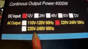 Инвертор 12-220 4000 ватт масимальная 8000