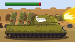Мега танки VS Мега Босс - Мультики про танки