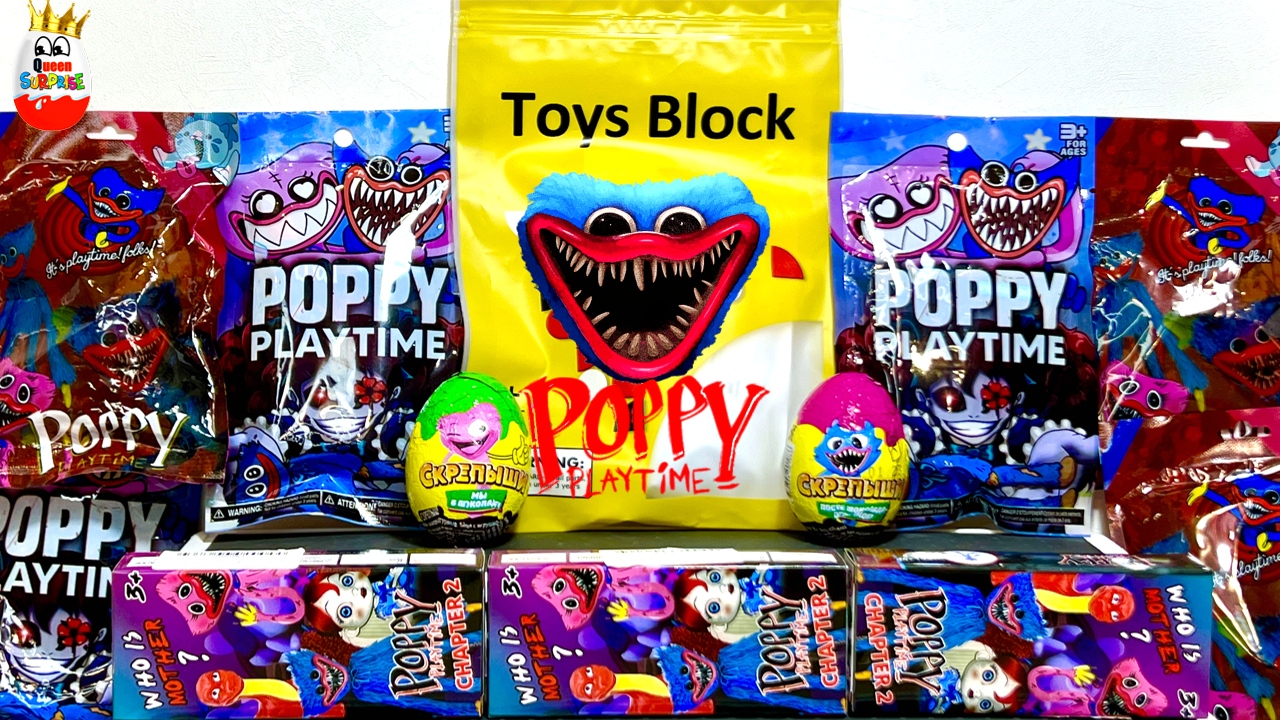 POPPY PLAYTIME MIX! Сюрпризы, Игрушки, Попи Плейтайм, Kinder Surprise unboxing