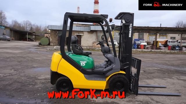 Погрузчик вилочный Komatsu FD15T-20 смотреть онлайн