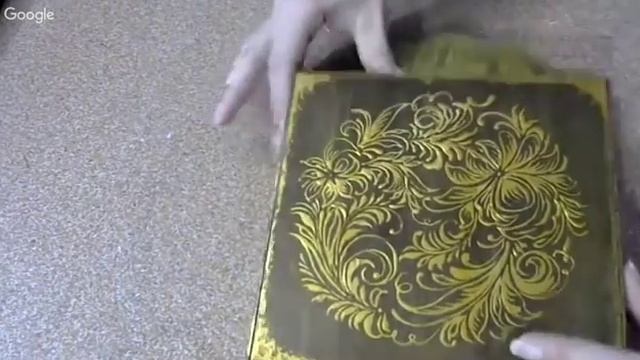 Декупаж. Панно в стиле "Терра". Татьяна Чимбирь смотреть онлайн