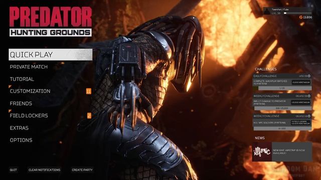 За Хищника в игре Предатор ☠ Predator: Hunting Grounds ● игра с асимметричным геймплеем