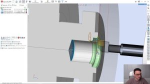 СПРУТКАМ 14 - [Обработка вала] - 3.Угол сверла поменяли