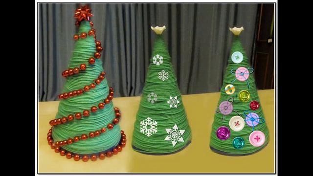 Новогодние поделки для детского сада смотреть онлайн