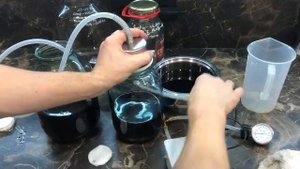 Испытания Вакуумного насоса к системе фильтрации