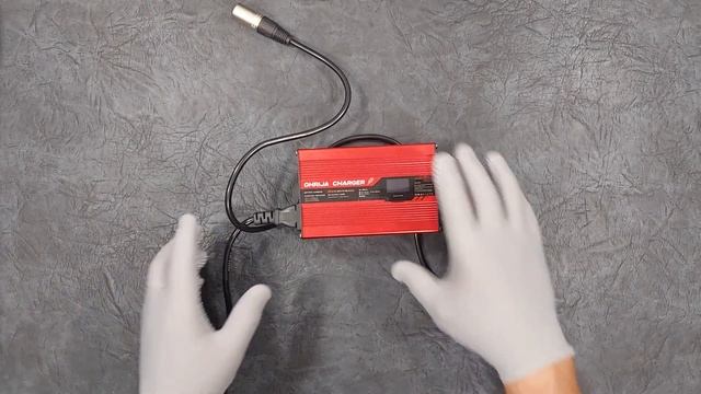 БЫСТРАЯ зарядка для электровелосипеда OHRIJA 54.6в/5а FAST charger for electric bike OHRIJA 54.6v/5