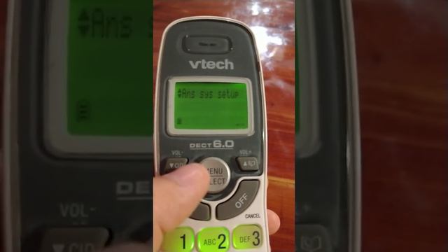 How to change the number of rings on a VTech Dect 6.0