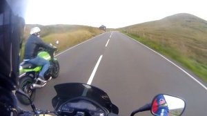 Isle of man Gooseneck to creg on a honda hornet 600