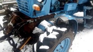 МТЗ. самодельная передняя навеска на МТЗ .
