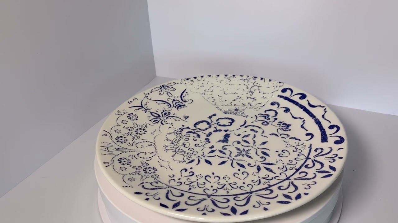 Тарелка безбортовая, 28 см, INDIGO MB-DNP-280-IND