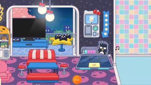 ? Обустройство дома с новыми мебелями от Hello Kitty ??Тока бока/Toca Boca ✨