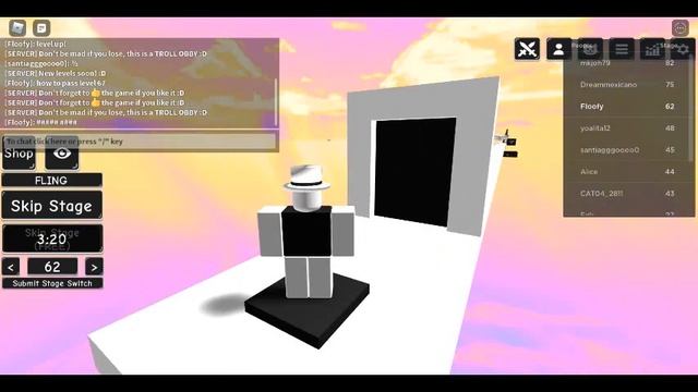 How To Pass Level 62 In Troll Obby смотреть онлайн