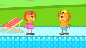Lion Family 🍒 Funny Toys Stories With Costumes for Kids | Cartoon for Kids