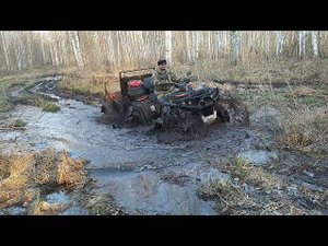 САМЫЕ ИНТЕРЕСНЫЕ МОМЕНТЫ. Тест-драйв квадроциклов RМ 500-2 и RМ 800 DUO EPS на Васюганских болотах.