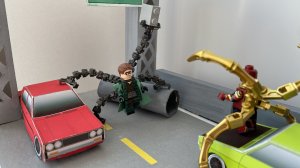 Битва на мосту из Человека-Паука | Диорама своими руками