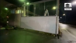 Сделали подвесные откатные ворота. Поставили привод #R-Tech A-SL1500M. #двиш