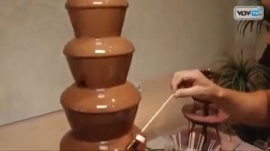 Шоколадный фонтан фондю Chocolate Fondue Fountain   YouTube