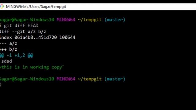How to view difference between working copy and latest commit in git смотреть онлайн
