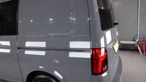 Volkswagen Transporter machine polished and coated