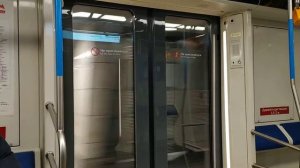 Поездка по Некрасовской (15) линии на поезде "Москва-2019".