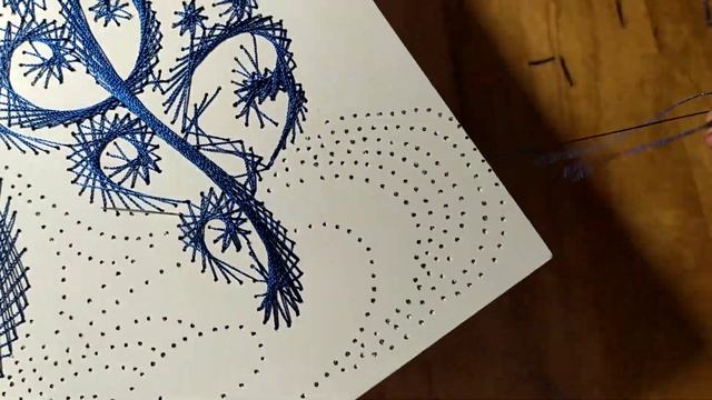 Панно "Зима"в технике изонить Урок 41 смотреть онлайн