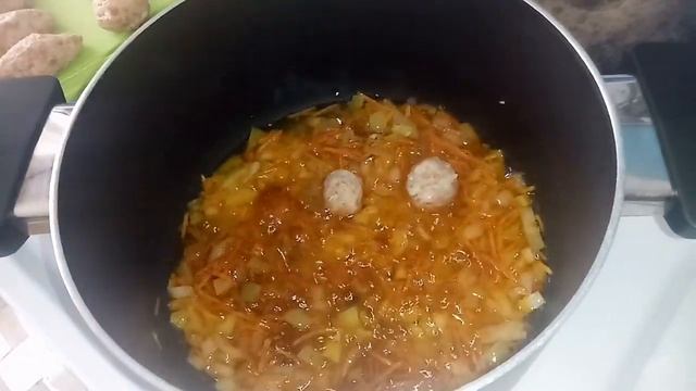 Просто ЗАЖАРКА и 400 гр. ФАРША! Такого ЛЕНИВОГО блюда я ещё не готовила! (720p).mp4