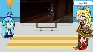 Konosuba reacts to kazuma as kokoshibou