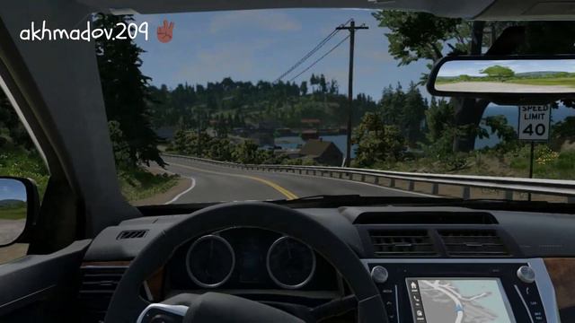 Перевернул Камри55Суета в BeamNG Drive