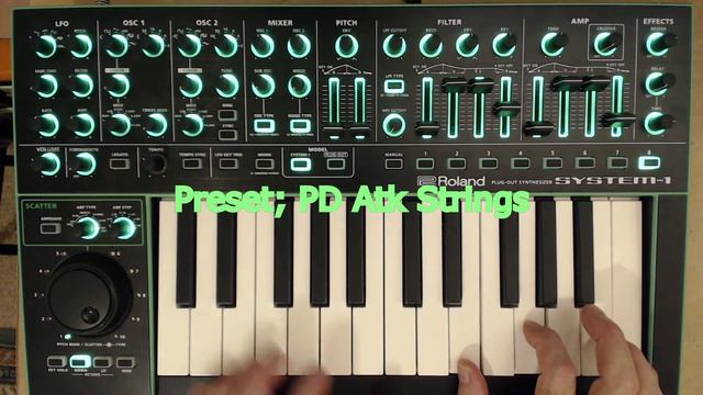 Roland SYSTEM-1 Simple Pads & Strings PRESETS смотреть онлайн