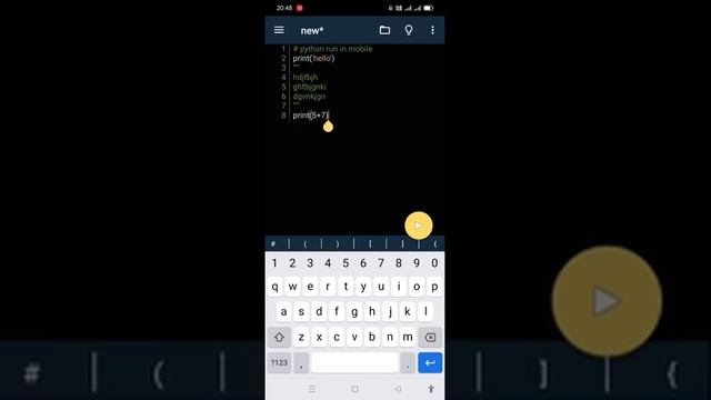 Python comments | comments in python | pydroid3 | python programs in mobile | python course in hind