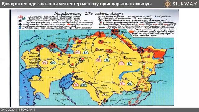 Қазақстан тарихы 19 ғасырдың екінші жартысындағы білім беру мен ағарту ісі смотреть онлайн
