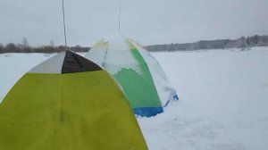 На рыбалку на супер снегоходе.