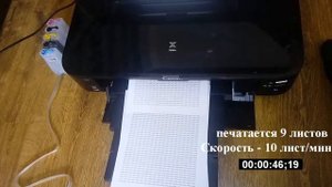 Canon Pixma ix6840 обзор, скорость печати
