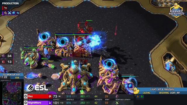 Rex vs NightMare - ZvP | ESL Open Cup #41 Asia | Weekly EPT StarCraft 2 Tournament смотреть онлайн