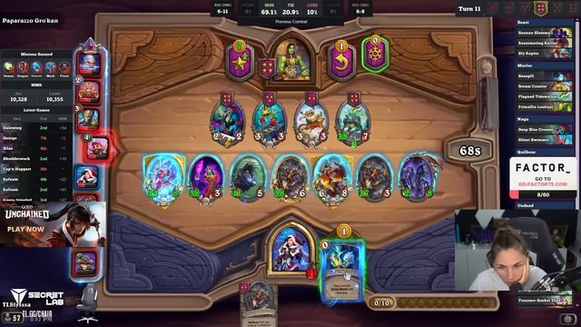 Rylak + Deathswarmer = SO MUCH ATTACK - Hearthstone Battlegrounds смотреть онлайн