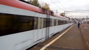 Электропоезд ЭД4МКМ-0155 (ТЧ-4) скоростной пригородный поезд "Экспресс" №7048 Москва - Владимир.