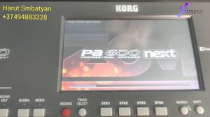 Next operating system OS korg pa600 how to install прошивка. Armenian style and voice for korg set