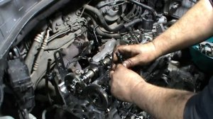 Замена прокладки гбц D4HB Hyundai Santa Fe 1 часть