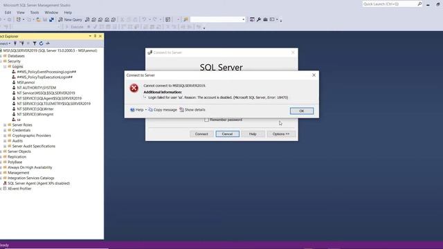 Microsoft SQL Server 2019 | Lecture 9 | Creating a new user account