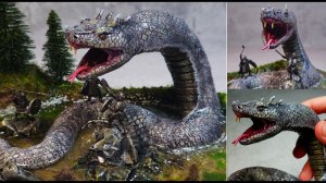 ОГРОМНЫЙ ЗМЕЙ против Викингов / Диорама