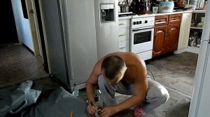 Клеим лодку пвх Ракета.