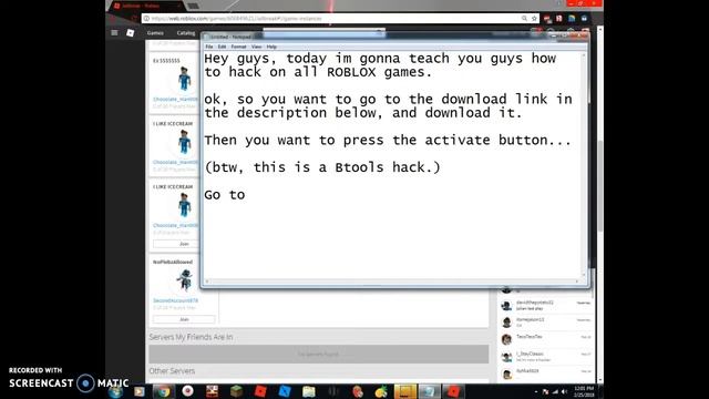 How to get Btools on any ROBLOX game. смотреть онлайн