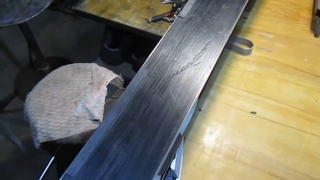 Горные лыжи. Реставрация скользячки