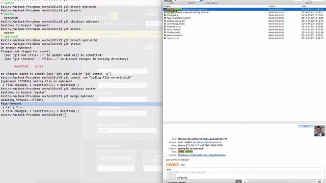 Introduction to Git Part 3 - branching and merging смотреть онлайн