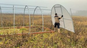 Как собирают теплицы Кремлёвские. У клиента