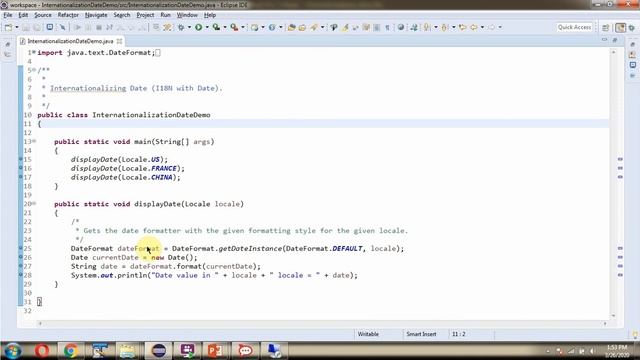 Internationalizing Date (I18N with Date) | Internationalization in Java
