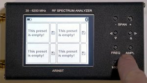 Arinst SSA TG R2 Анализатор спектра с генератором до 6200 МГц. Измеритель АЧХ