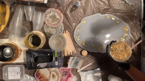 Эффект облаков в технике resin Art. Эпоксидная смола техника «облака». Поднос из эпоксидной смолы.