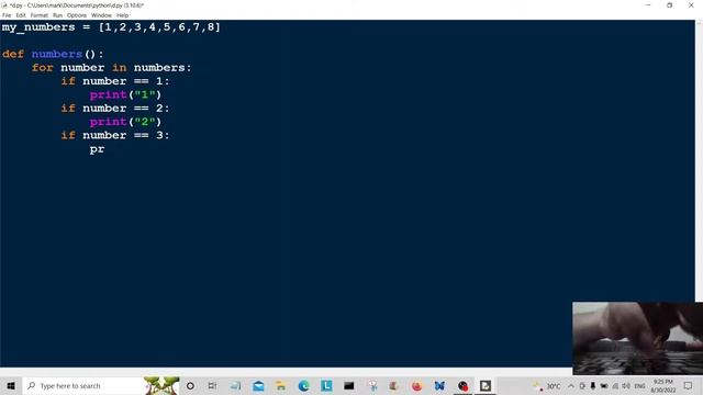 Python Programming For Beginners - For Loop Function Practice Example 2022