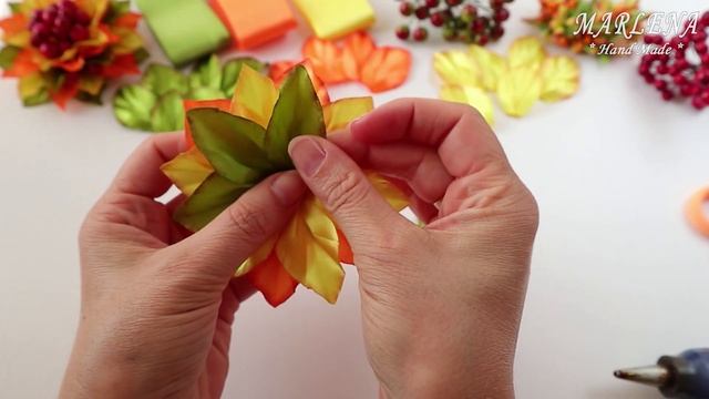 ?ЯРКИЕ ОСЕННИЕ РЕЗИНОЧКИ для волос ? МК/DIY